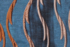 Vineyard - Navy/Orange